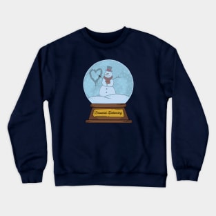 Snowcial Distancing Crewneck Sweatshirt